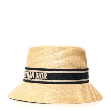 christian dior straw hat|christian dior bucket hat price.